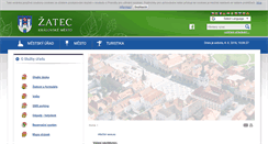 Desktop Screenshot of mesto-zatec.cz