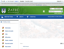 Tablet Screenshot of mesto-zatec.cz